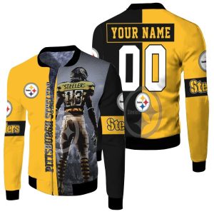 13 James Washington Pittsburgh Steelers Legend 2020 NFL Season Personalized Fleece Bomber Jacket