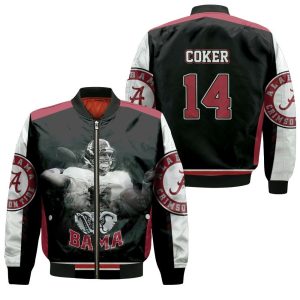 14 Jake Coker - Alabama Crimson Tide Bomber Jacket