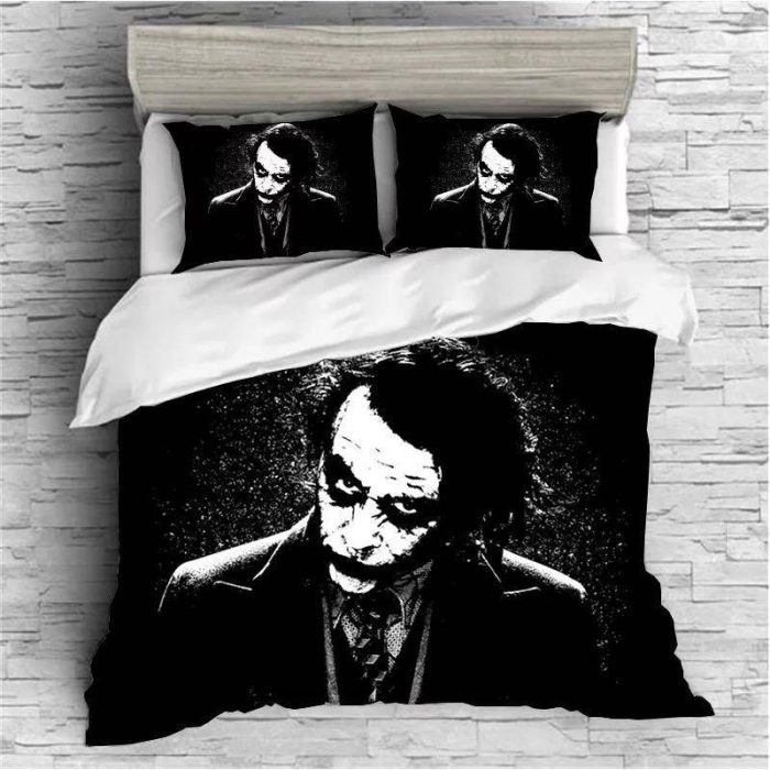 2019 Joker Arthur Fleck Clown #18 Duvet Cover Pillowcase Bedding Set Home Bedroom Decor