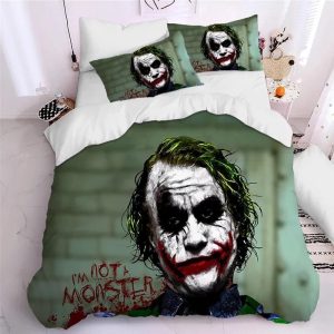 2019 Joker Arthur Fleck Clown #3 Duvet Cover Pillowcase Bedding Set