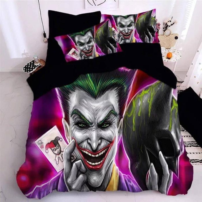 2019 Joker Arthur Fleck Clown #9 Duvet Cover Pillowcase Bedding Set