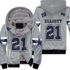 21 Ezekiel Elliott Cowboys Inspired Style Unisex Fleece Hoodie
