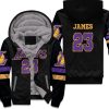 23 Lebron James Lakers Inspired Style Unisex Fleece Hoodie