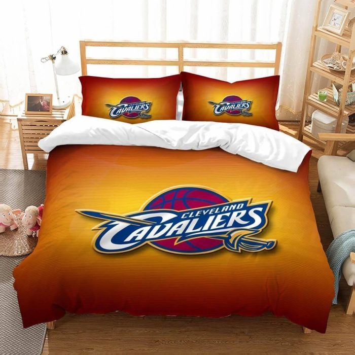 3D Cleveland Cavaliers Et Duvet Cover Bedding Set X