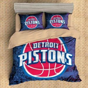 3D Customize Detroit Pistons Bedding Set Duvet Cover