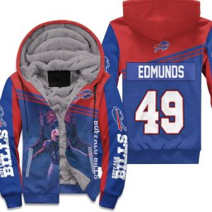 49 Tremaine Edmunds 49 Buffalo Bills Great Player 2020 Nfl Season Unisex Fleece Hoodie