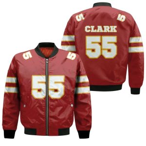 55 Frank Clark Kannas City Inspired Style Bomber Jacket