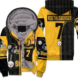 7 Ben Roethlisberger 7 Pittsburgh Steelers Great Player 2020 Nfl Season Unisex Fleece Hoodie
