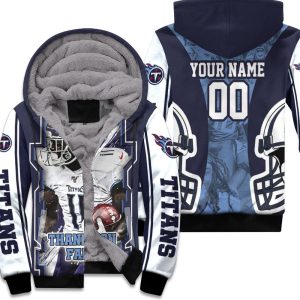 A.J Brown 11 Tennessee Titans Afc South Champions Super Bowl 2021 Personalized Unisex Fleece Hoodie