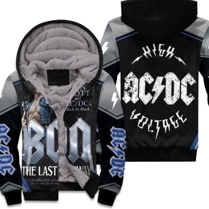 Acdc Bon Scott Bon The Last Highway Unisex Fleece Hoodie