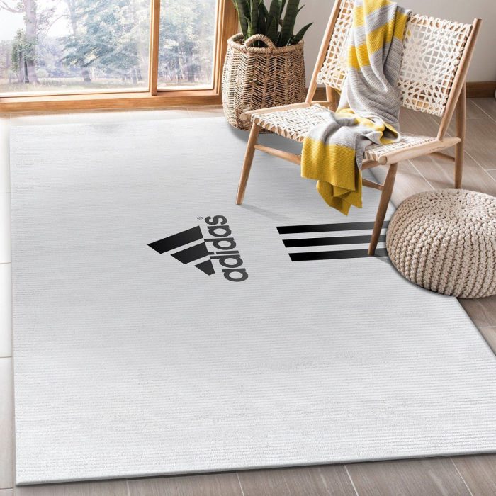 Adidas Area Rug For Christmas Fashion Brand Rug Living Room Rug Family