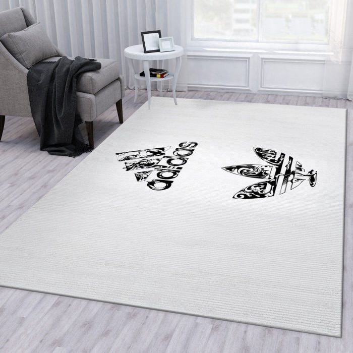 Adidas Area Rug For Christmas Fashion Brand Rug Living Room Rug Home Decor Floor Decor