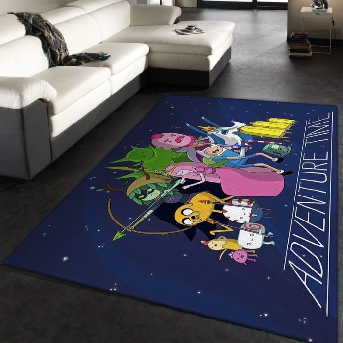 Adventure Time Cartoon Series Tv Movies Shows Area Rug Living Room And Bed Room Rug