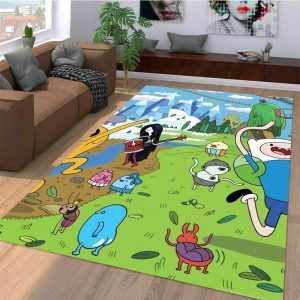 Adventure Time World Area Rugs Living Room Carpet Floor Decor