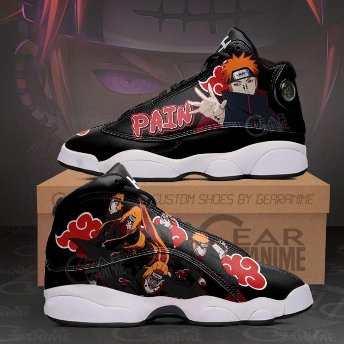 Akatsuki Pain Jordan 13 Sneakers Naruto Custom Anime Shoes