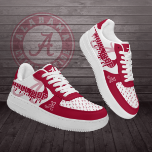 Alternative view of Alabama Crimson Tide Air Force Sneaker Custom For Fan AF0679