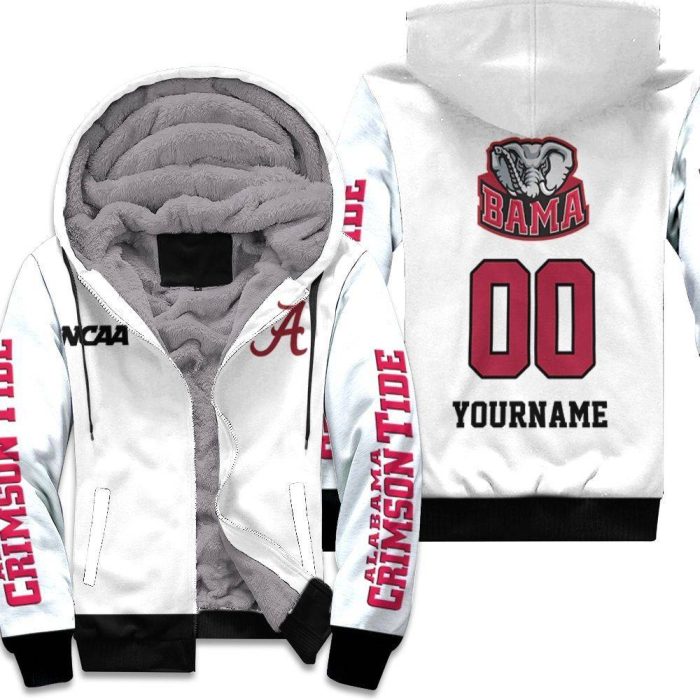 Alabama Crimson Tide Fans 3D Personalized Unisex Fleece Hoodie