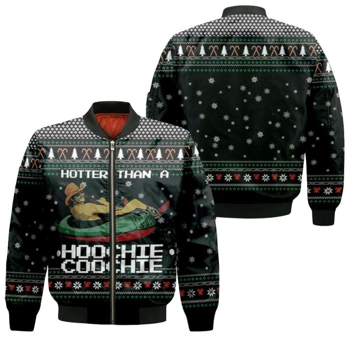 Alan Jackson Chattahoochee Hotter Than Hoochie Coochie Christmas 3D 3D Bomber Jacket