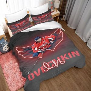 Alex Ovechkin Washington Capitals Hockey #10 Duvet Cover Pillowcase Bedding Set Home Bedroom Decor