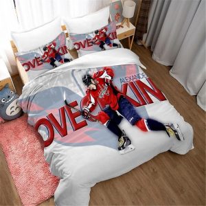 Alex Ovechkin Washington Capitals Hockey #4 Duvet Cover Pillowcase Bedding Set Home Bedroom Decor