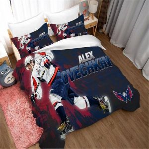 Alex Ovechkin Washington Capitals Hockey #5 Duvet Cover Pillowcase Bedding Set Home Bedroom Decor