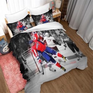 Alex Ovechkin Washington Capitals Hockey #6 Duvet Cover Pillowcase Bedding Set Home Bedroom Decor