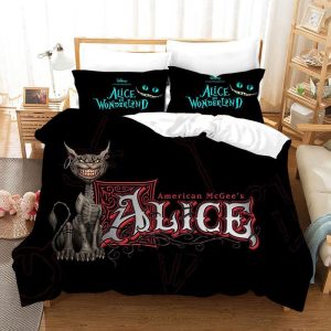 Alice in Wonderland #24 Duvet Cover Pillowcase Bedding Set Home Bedroom Decor