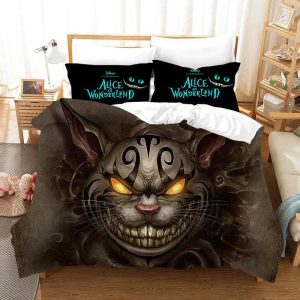 Alice in Wonderland #5 Duvet Cover Pillowcase Bedding Set Home Bedroom Decor