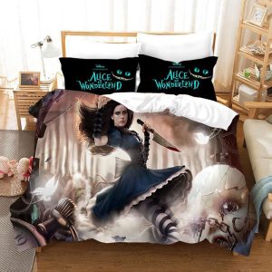 Alice in Wonderland #9 Duvet Cover Pillowcase Bedding Set Home Bedroom Decor
