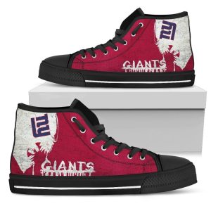 Alien Movie New York Giants NFL Custom Canvas High Top Shoes