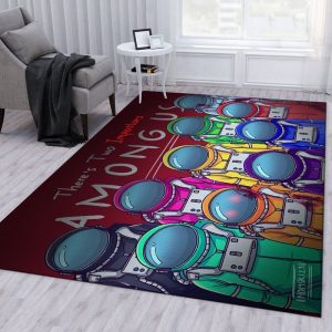 Among Us Gaming 7 Area Rug Living Room And Bed Room Rug