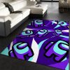 Among Us In Glow Style Area Rug Living Room And Bedroom Rug Family