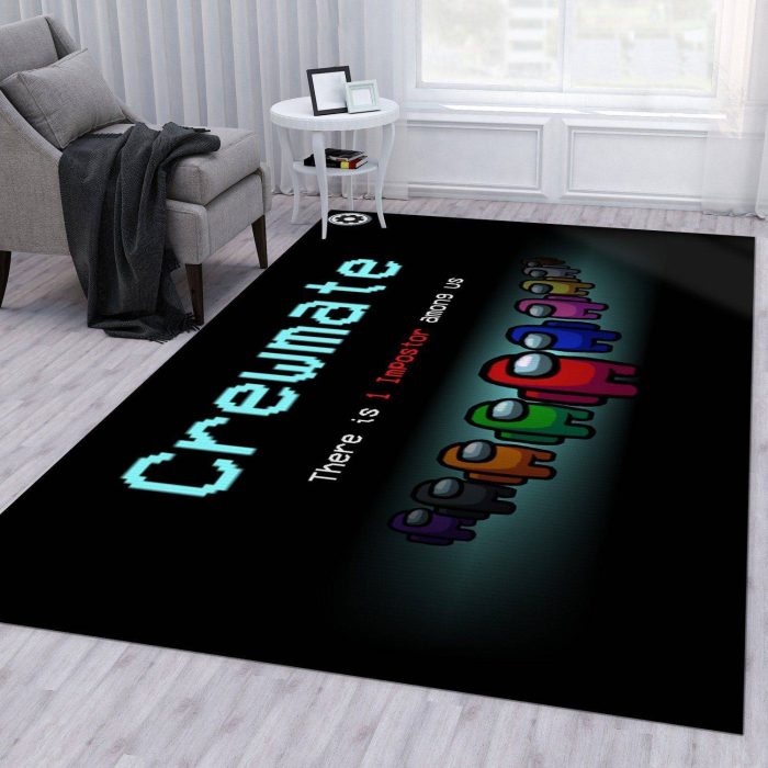 Among Us Ver3 Gaming Area Rug Bedroom Rug Us Decor