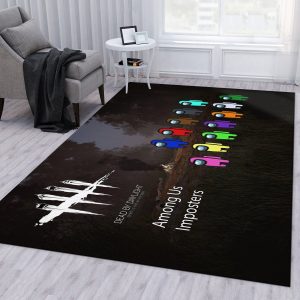 Among Us Ver5 Gaming Area Rug Living Room Rug