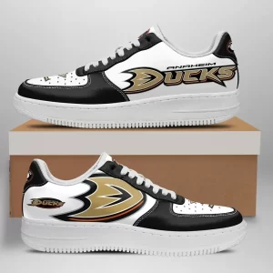 Anaheim Ducks Nike Air Force Shoes Unique Football Custom Sneakers