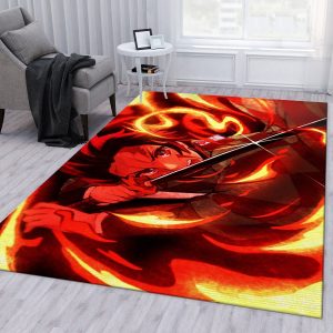 Anime Demon Slayer V3 Rug Bedroom Rug Home Decor Floor Decor