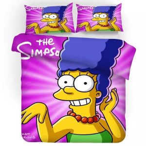 Anime The Simpsons Homer J. Simpson #15 Duvet Cover Pillowcase Bedding Set Home Decor