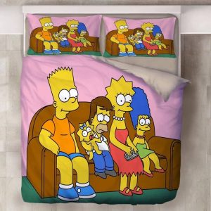 Anime The Simpsons Homer J. Simpson #3 Duvet Cover Pillowcase Bedding Set Home Decor