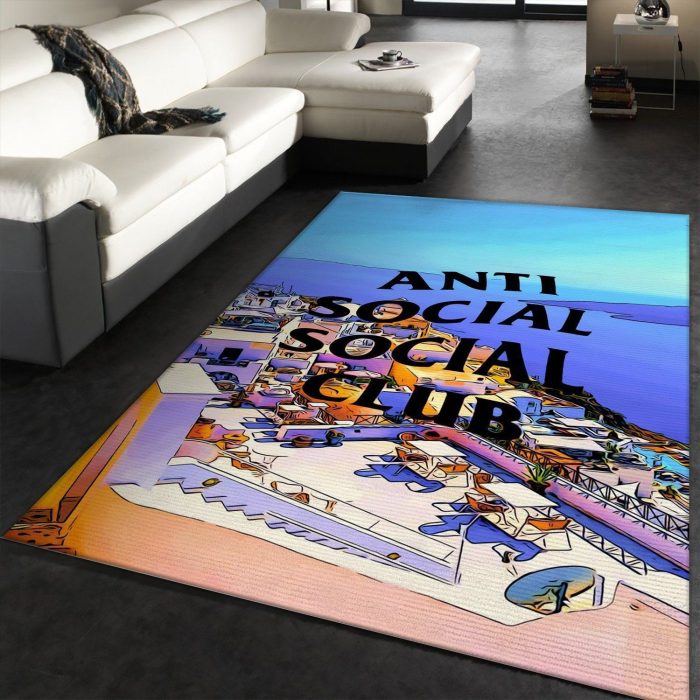 Anti Social Social Club Area Rug Living Room Rug Us Decor