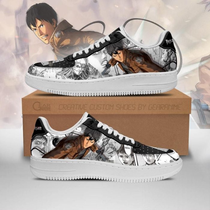 Aot Bertholdt Air Force Sneakers Attack On Titan Anime Shoes Mixed Manga