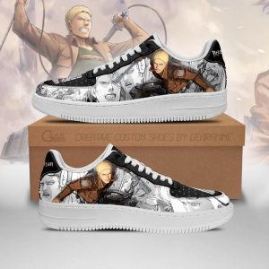 Aot Reiner Air Force Sneakers Attack On Titan Anime Manga Shoes