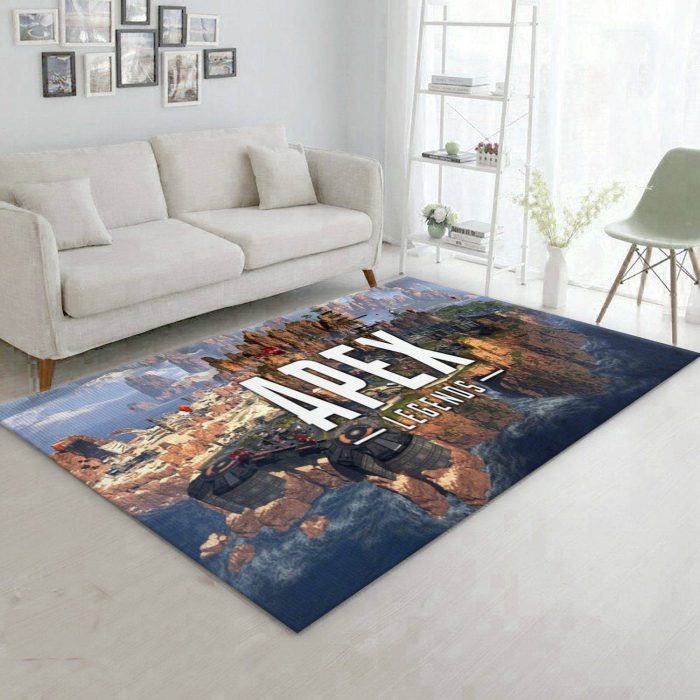 Apex Legends Map Gaming Area Rug Living Room Rug