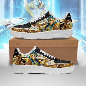 Aquarius Camus Air Force Sneakers Uniform Saint Seiya Anime Shoes