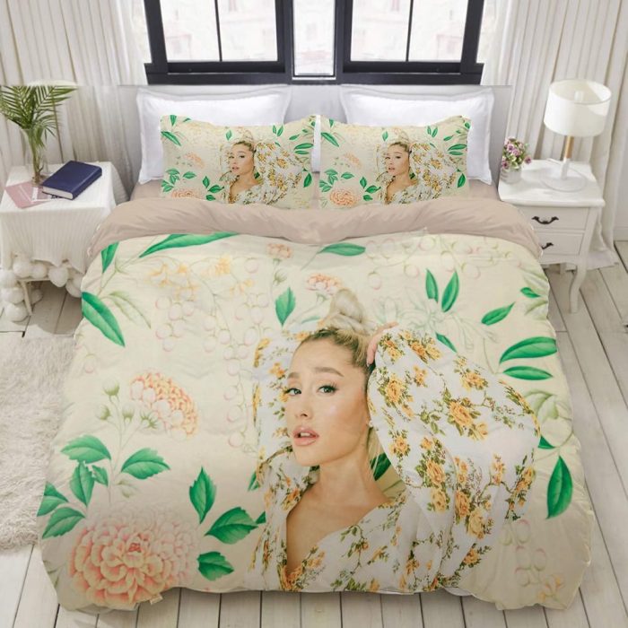 Ariana Grande #4 Duvet Cover Pillowcase Bedding Set Home Bedroom Decor