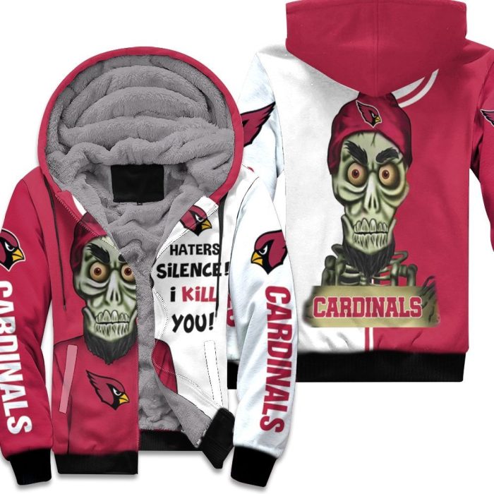 Arizona Cardinals Haters I Kill You 3D Unisex Fleece Hoodie