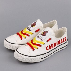 Arizona Cardinals NFL Football 2 Gift For Fans Low Top Custom Canvas Shoes