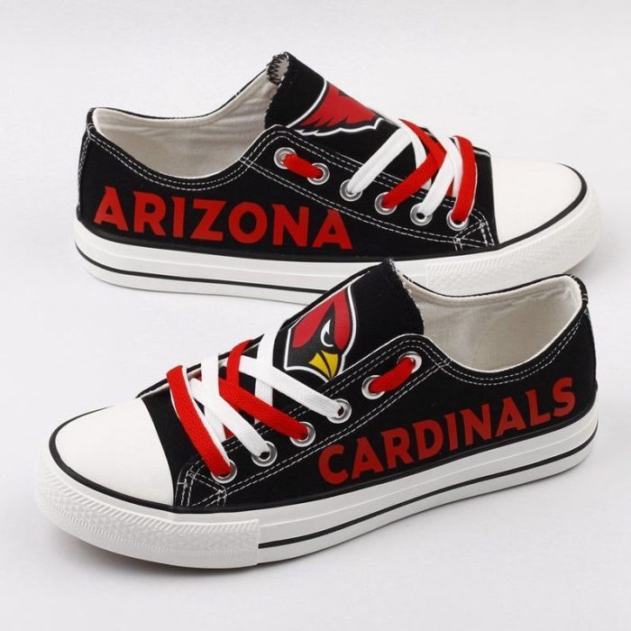 Arizona Cardinals NFL Football Gift For Fans Low Top Custom Canvas Shoes