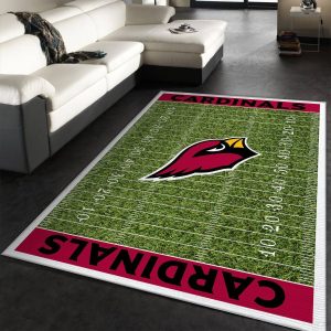 Arizona Cardinals Nfl Rug Room Carpet Sport Custom Area Floor Home Decor V6