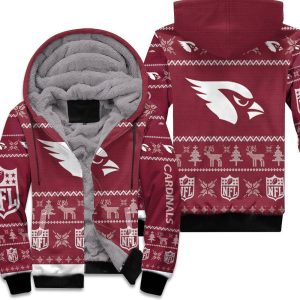Arizona Cardinals Ugly Sweatshirt Christmas 3D Unisex Fleece Hoodie