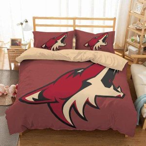 Arizona Coyotes Hockey #1 Duvet Cover Pillowcase Bedding Set Home Bedroom Decor